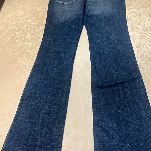 Wrangler Women's Bootcut Stretch Denim Jeans Size 9X36 Medium Wash Tall Low Rise - Picture 14 of 15